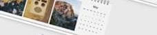 Calendrier de bureau - 30x10cm