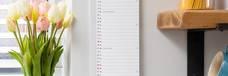 Küchenkalender - 15x42 cm - Hochformat