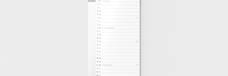 Küchenkalender - 15x42 cm - Hochformat