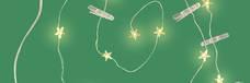 Guirlande lumineuse Etoiles pour 12 photos