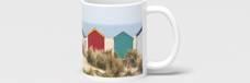 Fototasse - Höhe 10 cm - weiß - glänzend